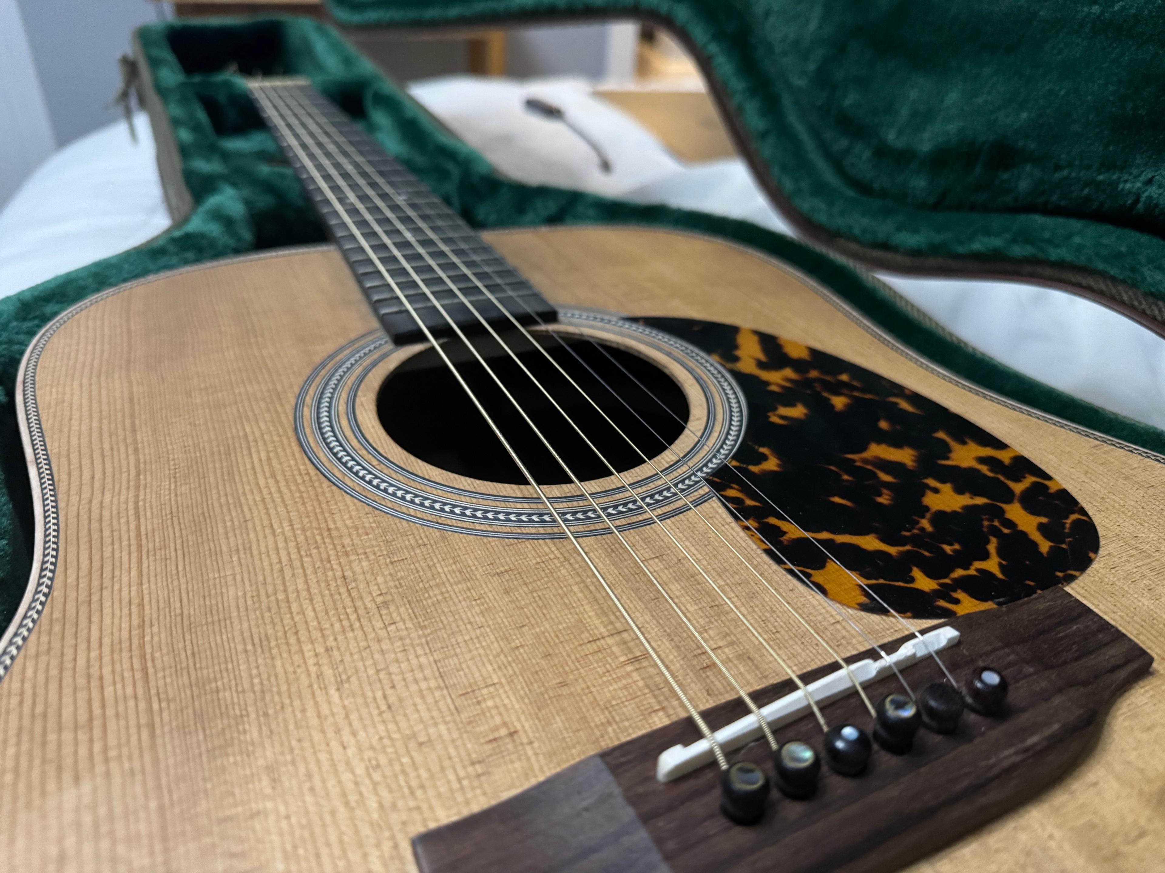 Bocote Parlor — Bear Claw Sitka Top — Parlor, Bocote